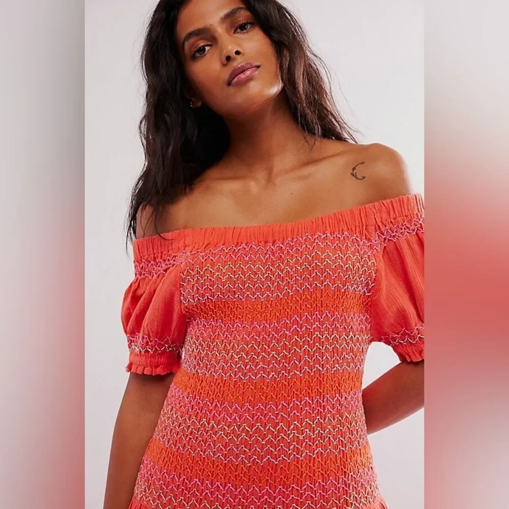 Free People Catch Me Midi Dress
